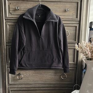 Beyond Yoga Black Half-Zip Sweatshirt
